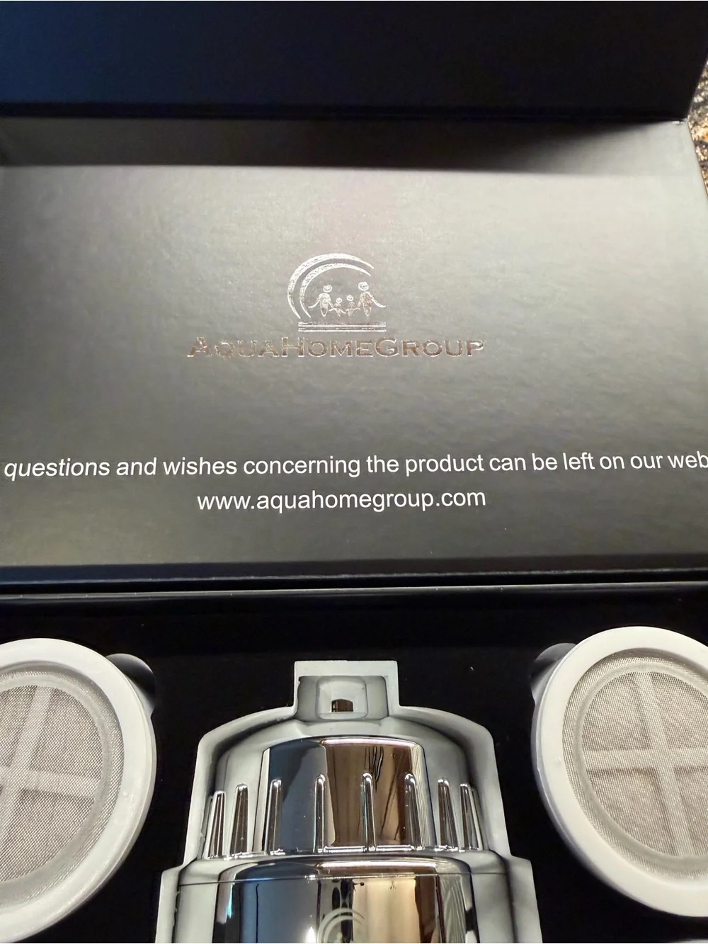 Aqua Home Group Spa  20 Stage Luxury Filtered Shower Head Set Brand New in Box
